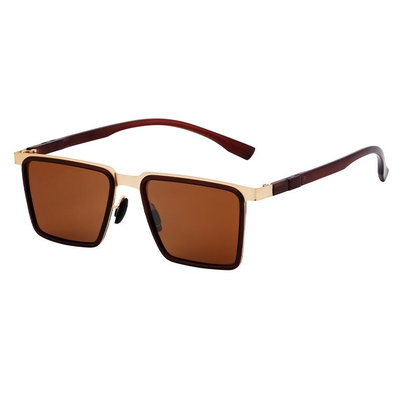 Men Square Sunglasses With Polarised & UV Protected Lens M114MY8037C5