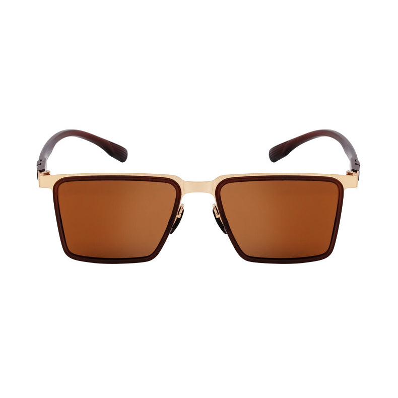 Men Square Sunglasses With Polarised & UV Protected Lens M114MY8037C5