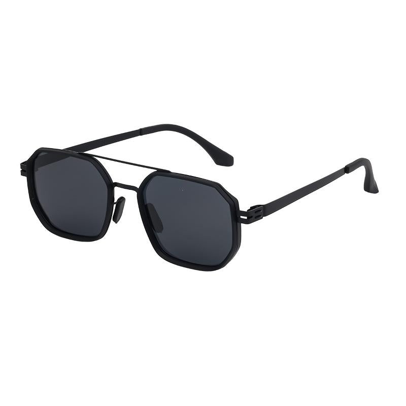 Men Square Sunglasses With UV Protected Lens M114MYZTT007C2_F