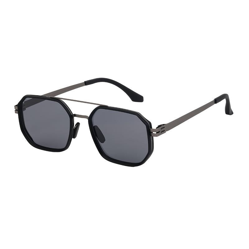 Men Square Sunglasses With UV Protected Lens M114MYZTT007C3_F