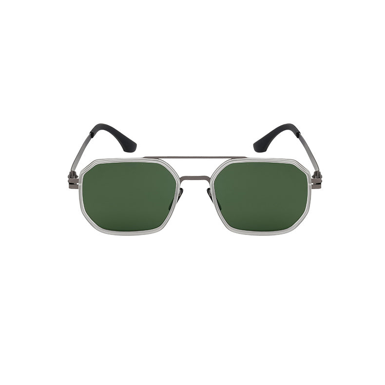 Men Square Sunglasses Polarised and UV Protected Lens M114MYZTT007C6_F