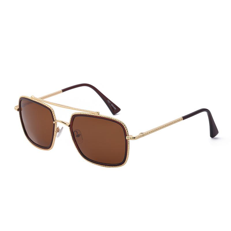 Men UV Protected Lens Metal Wayfarer Sunglasses M114RB4817C2