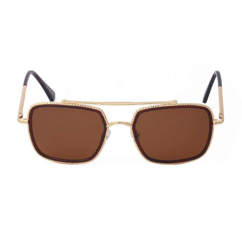 Men UV Protected Lens Metal Wayfarer Sunglasses M114RB4817C2