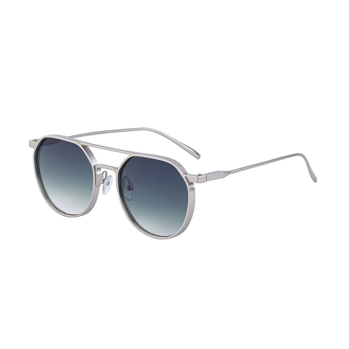 Men Square Sunglasses with UV Protected Lens M114SX1330C9_F