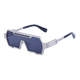 Men UV Protected Lens Plastic and Metal Wayfarer Sunglasses