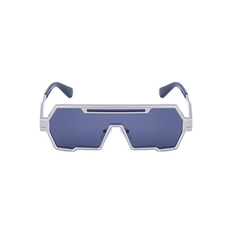 Men UV Protected Lens Plastic and Metal Wayfarer Sunglasses