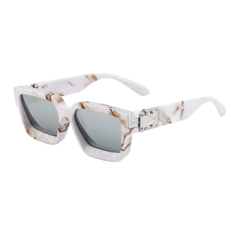 Men Square Sunglasses Wwith UV Protected Lens  M114ZS86229C12_F