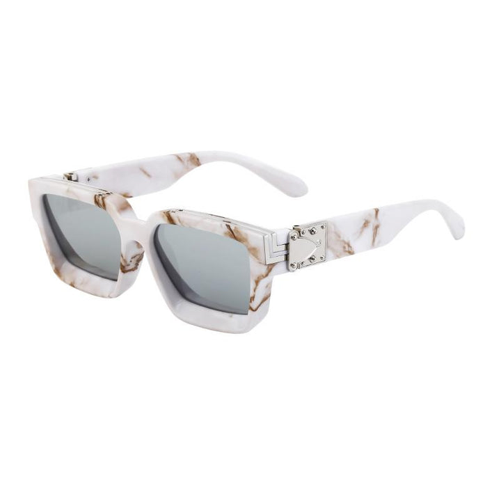 Men Square Sunglasses Wwith UV Protected Lens  M114ZS86229C12_F