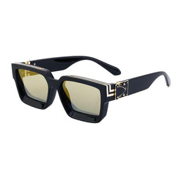 Men UV Protected Lens Square Sunglasses M114ZS86229C13_F