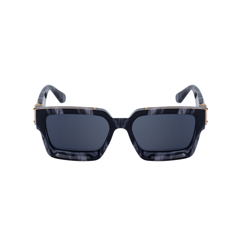 Men Full Rim Blue UV Protected Square Sunglasses M114ZS86229C19_F