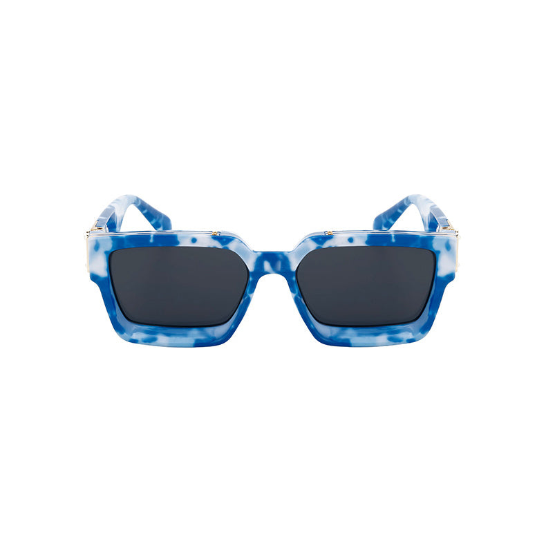 Men Full Rim Square Sunglasses With UV Protected Lens M114ZS86229C20_F
