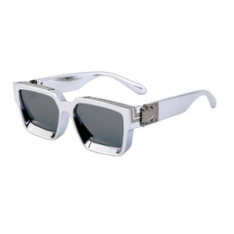 Men UV Protected Square Sunglasses M113JS8522C_F