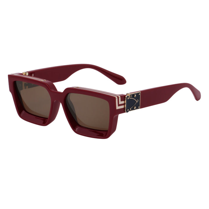 Men Square Sunglasses M114ZS86229C8_F