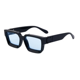 Men Plastic and Metal Full Rim Square Sunglasses