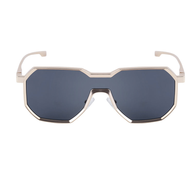 Men Wayfarer Sunglasses With UV Protected Lens M114ZS98145C4_F