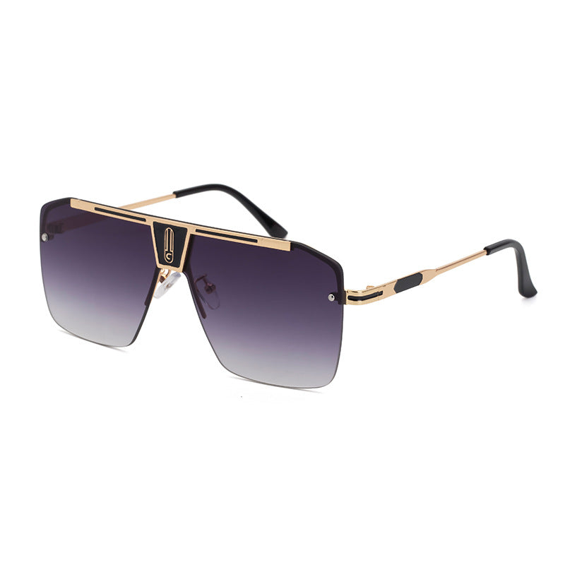 Men Oversized Sunglasses with UV Protected Lens M114ZX10076C2_F