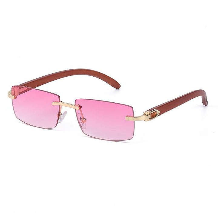 Men Metal Square Sunglasses
