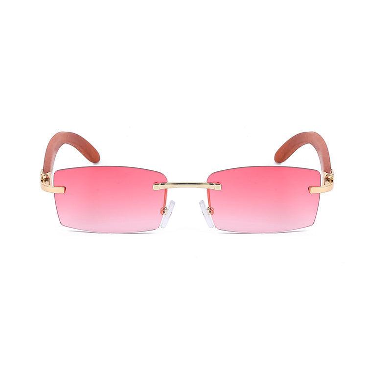 Men Metal Square Sunglasses