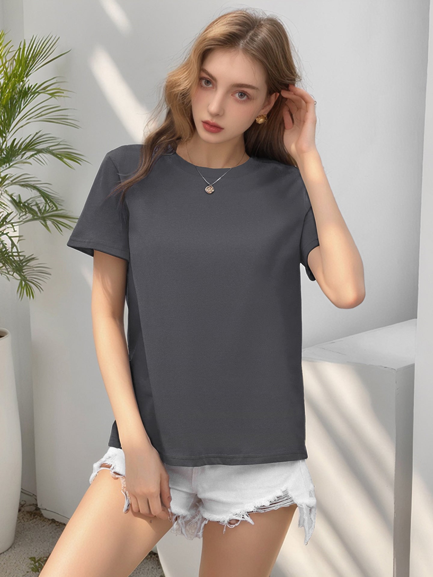 Regular Fit Round Neck Tshirt