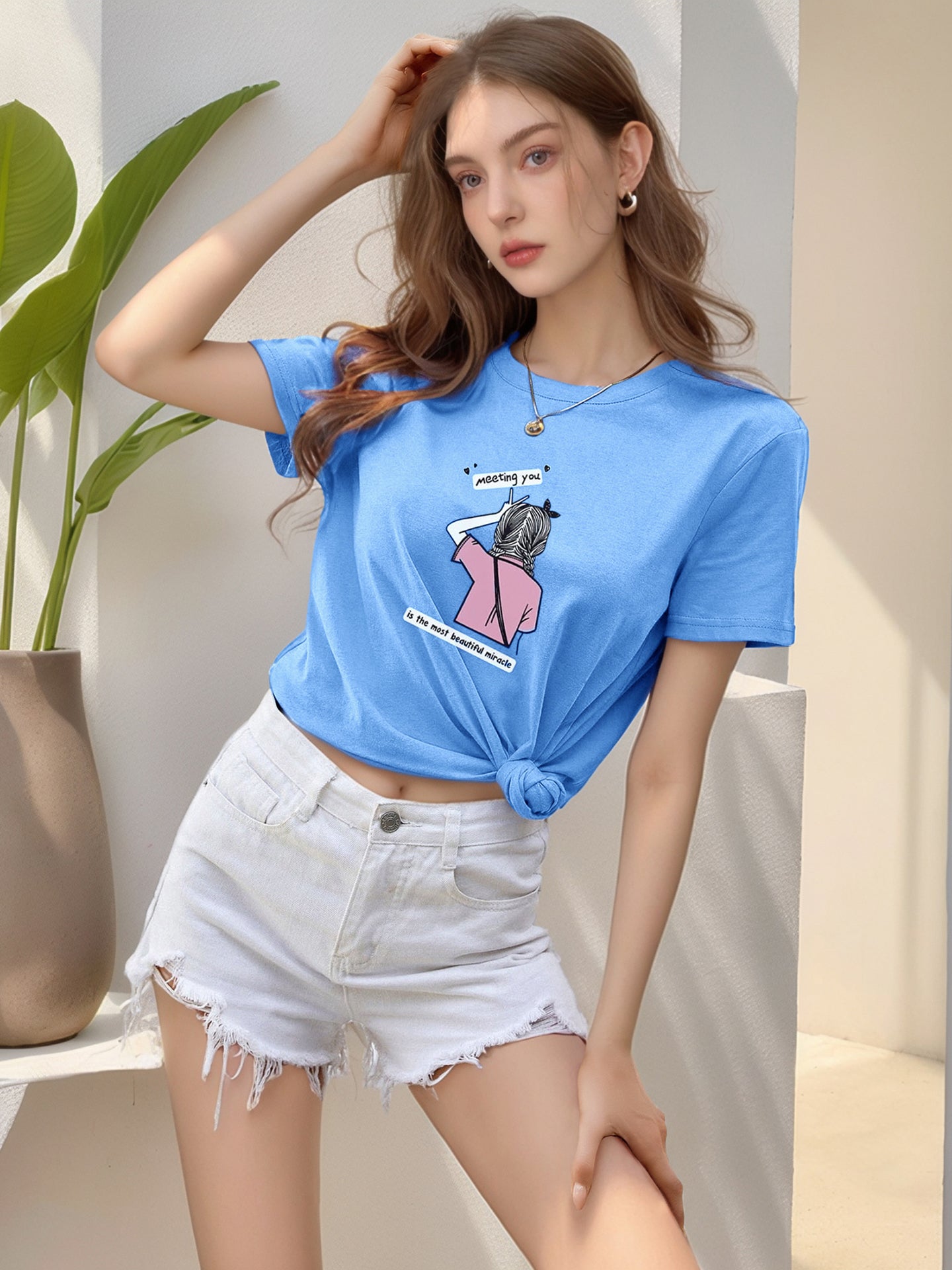 Regular Fit Round Neck Tshirt