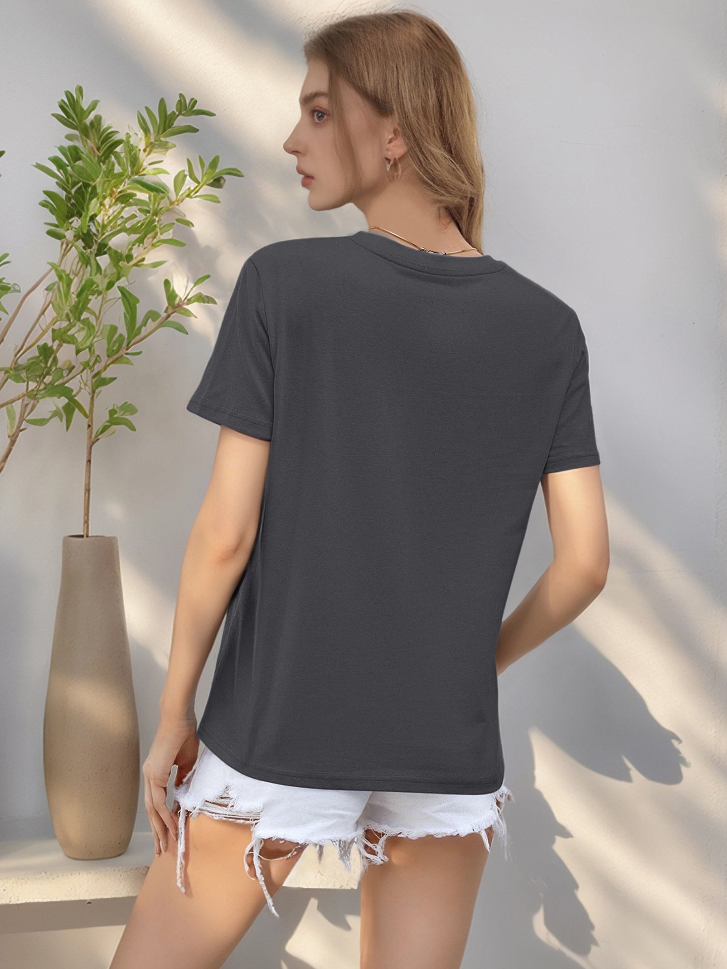 Regular Fit Round Neck Tshirt