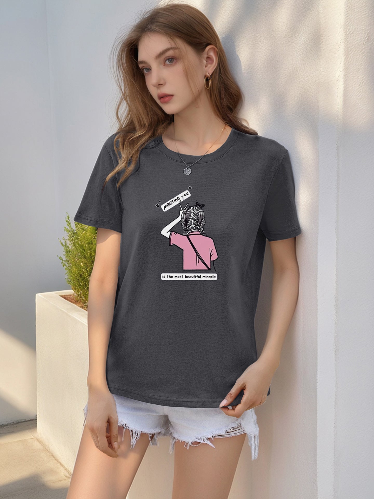 Regular Fit Round Neck Tshirt