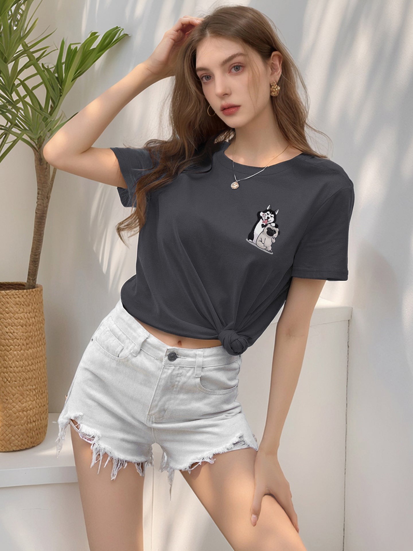 Regular Fit Round Neck Tshirt