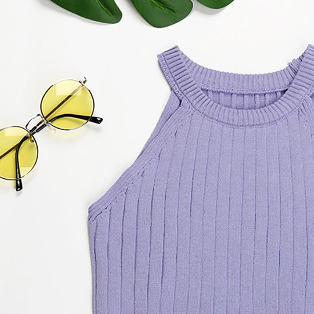 Choker Neck Crop Top