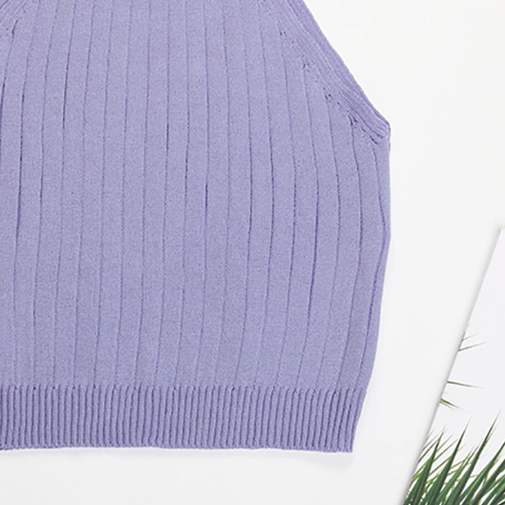 Choker Neck Crop Top