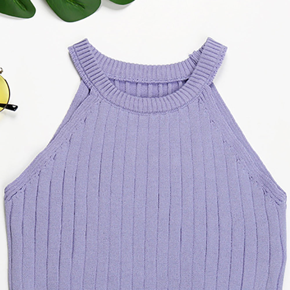 Choker Neck Crop Top