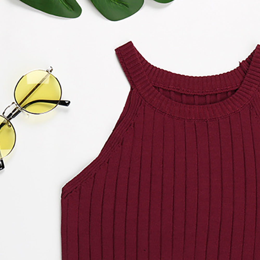 Women Boat Neck Crop Top