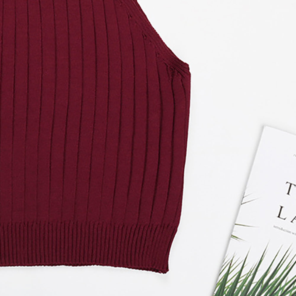 Women Boat Neck Crop Top