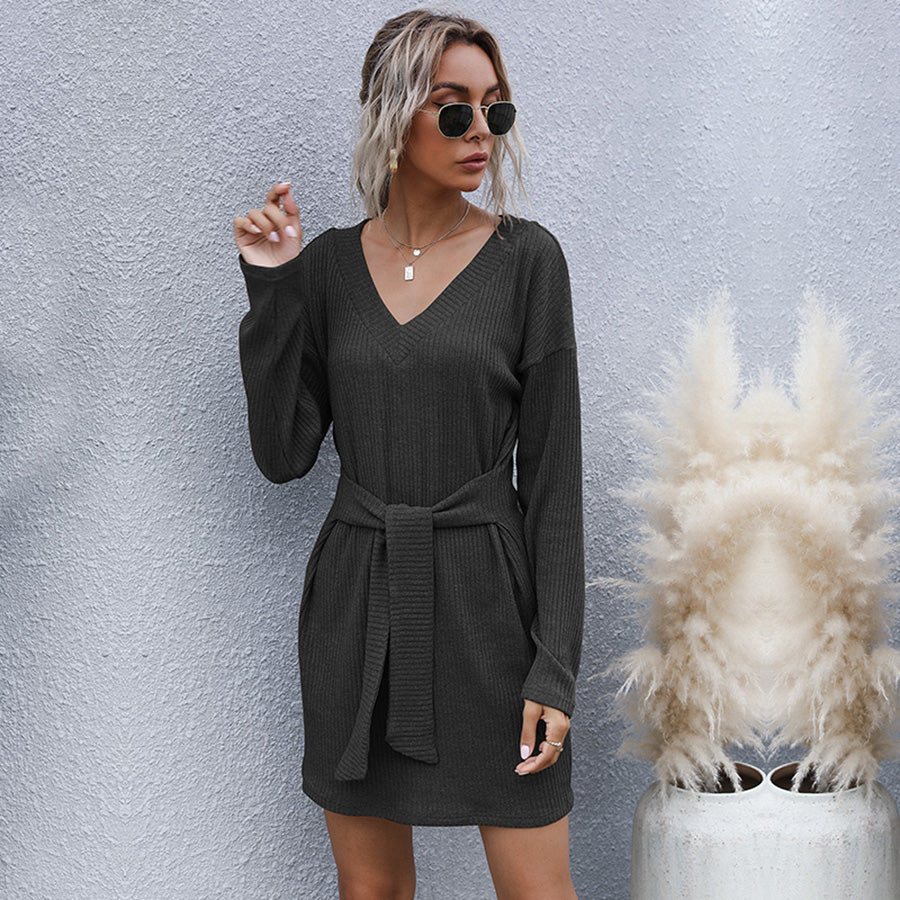 Black A-Line Mini Dress