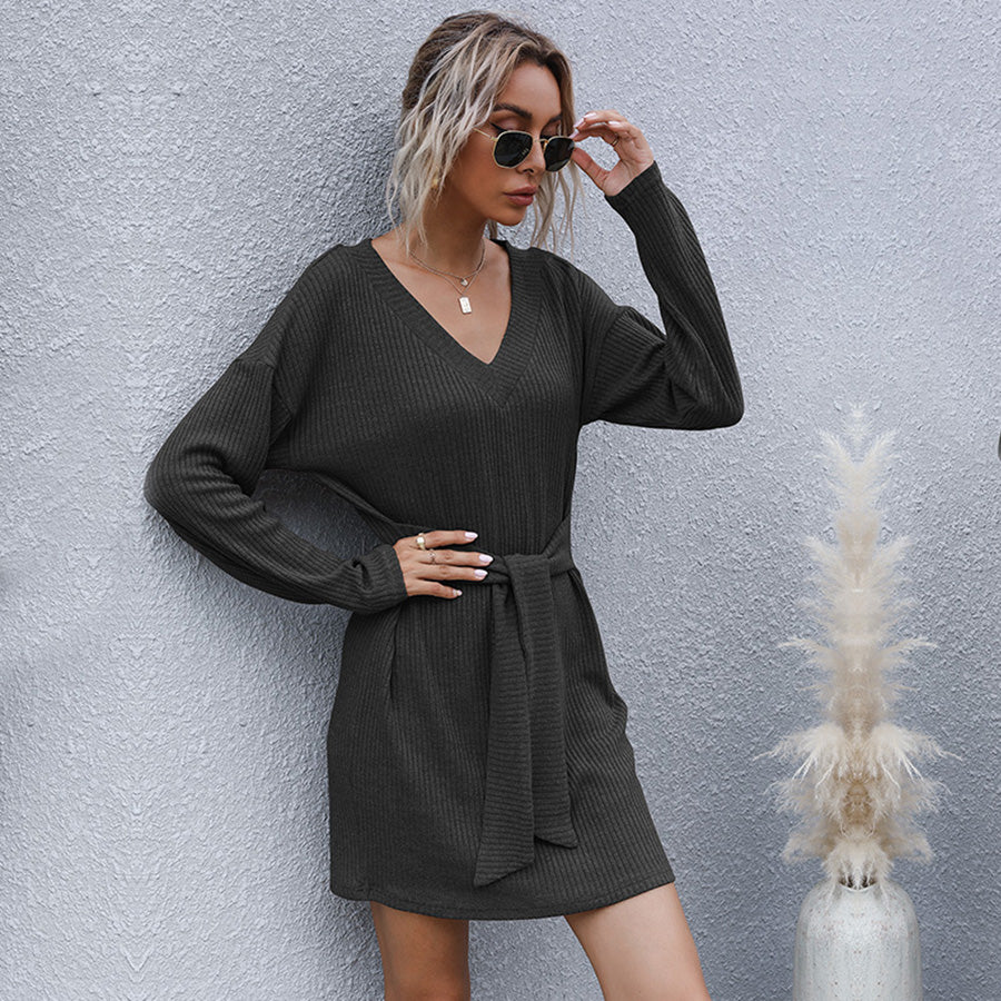 Black A-Line Mini Dress