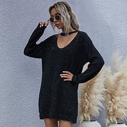 Black Casual Mini Dress