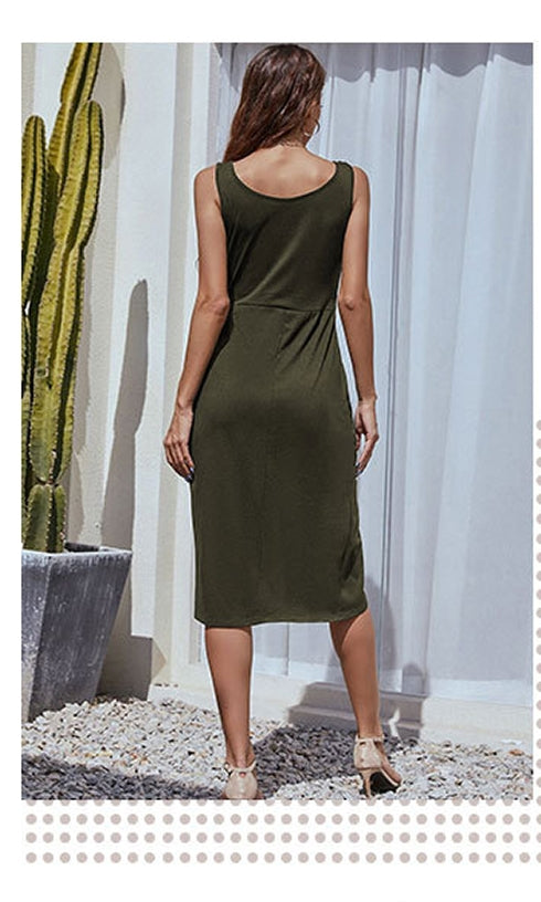 Green Sheath Dress