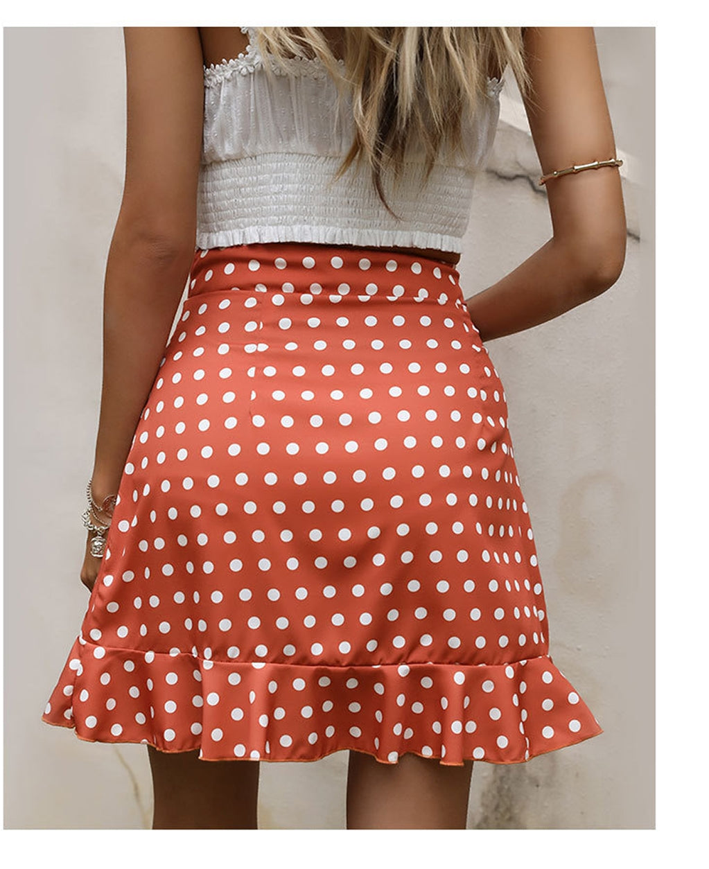 Printed Flared Mini Skirt