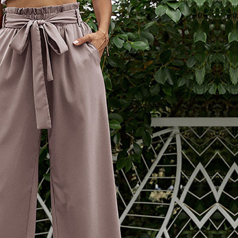 Women Straight Fit  Pleated Trousers
