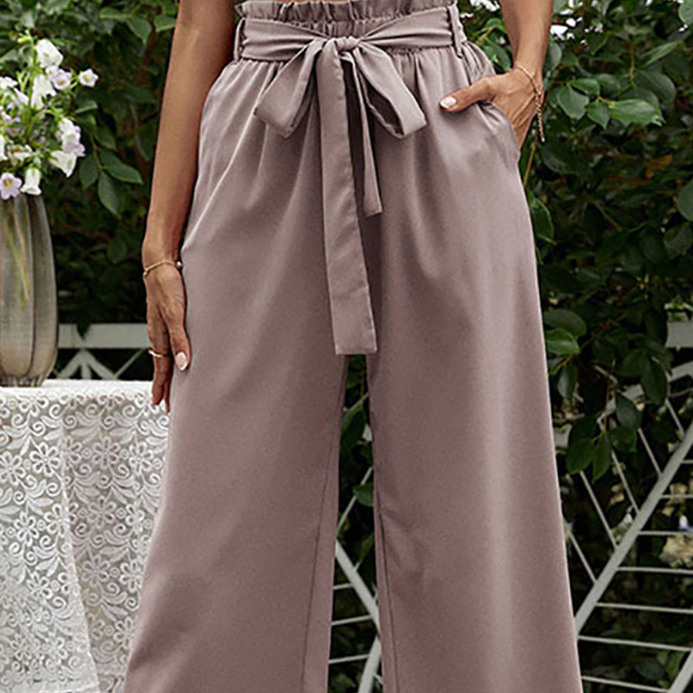 Women Straight Fit  Pleated Trousers