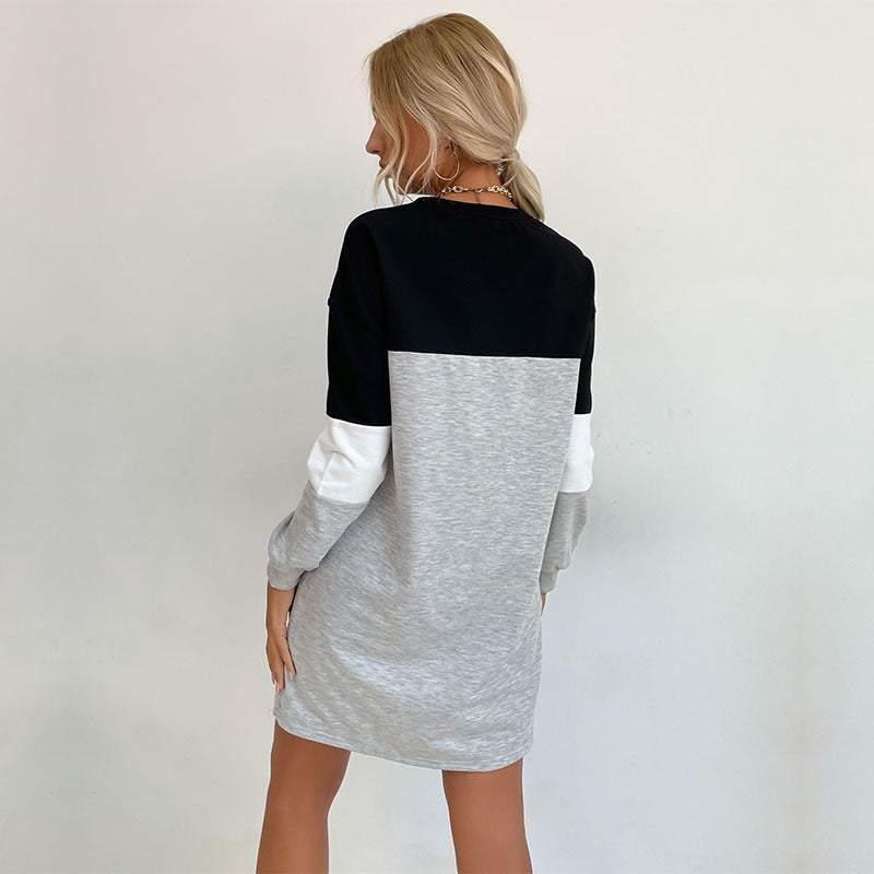 Colourblocked T-shirt Dress