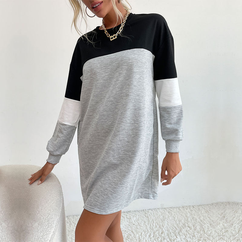 Colourblocked T-shirt Dress