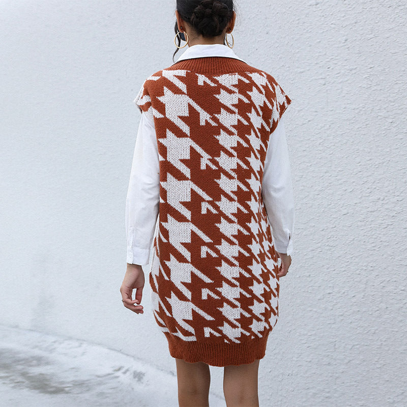 Brown Shirt Dress