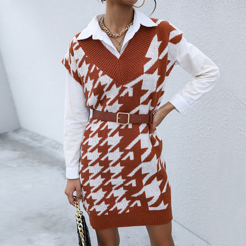 Brown Shirt Dress