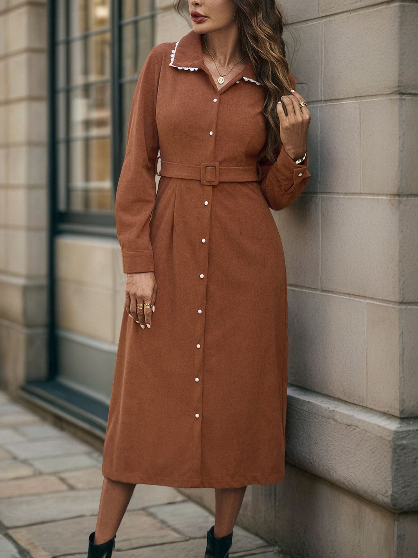 Shirt Midi Dress