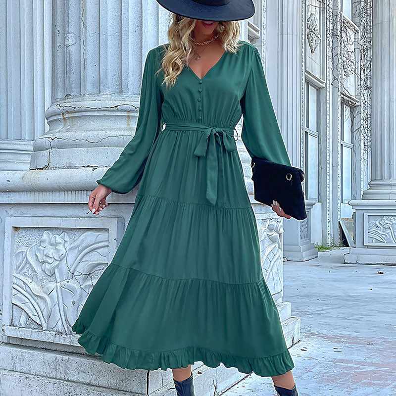 Peplum Maxi Dress