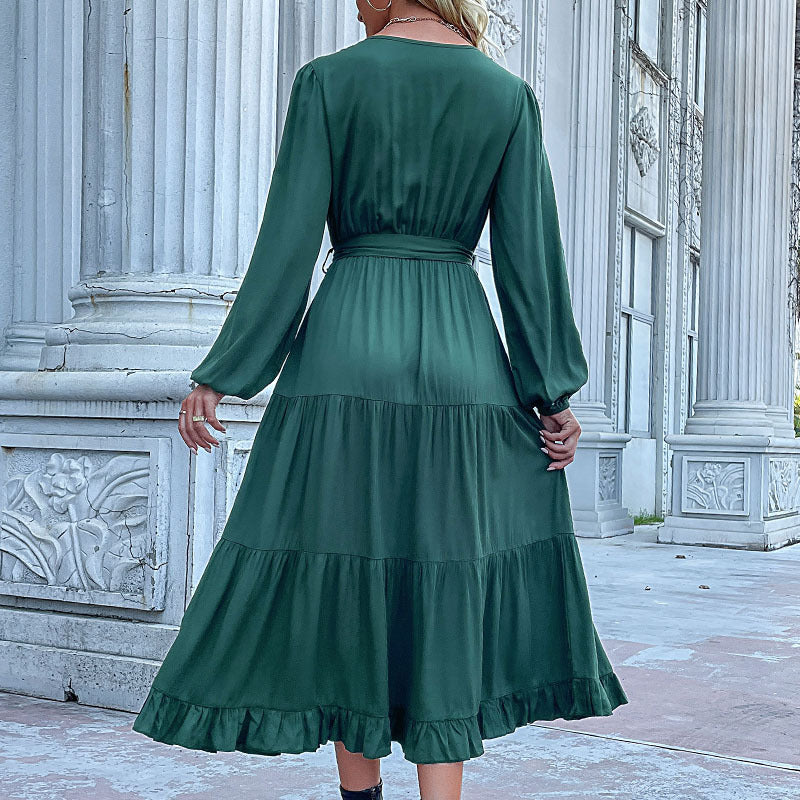 Peplum Maxi Dress