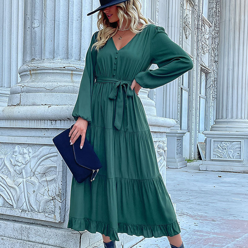 Peplum Maxi Dress
