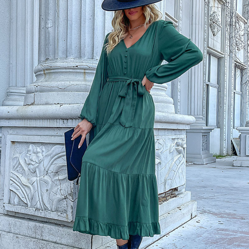 Peplum Maxi Dress