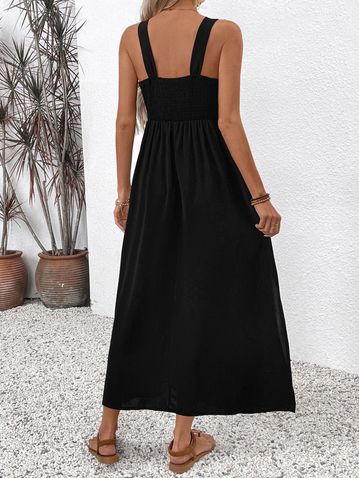 Women Ethnic Motifs Embroidered Fit and Flare Midi Dress
