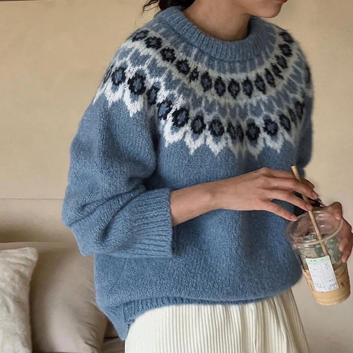 Women Cable Knit Pullover